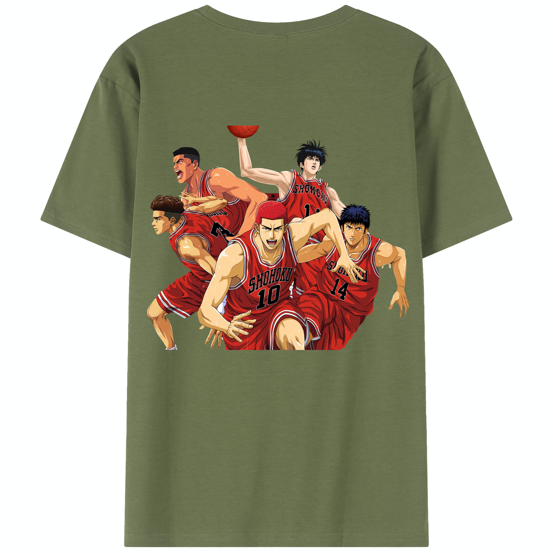 （画像用） SLAM DUNK／スラムダンク 綿100％半袖Tシャツ（背面プリント）
